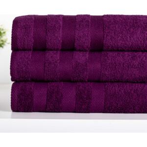 XPOSE® Froté ručník CHINGY - tmavě fialový 50x90 cm