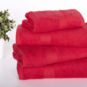 XPOSE® Froté ručník VERONA - červený 50x90 cm