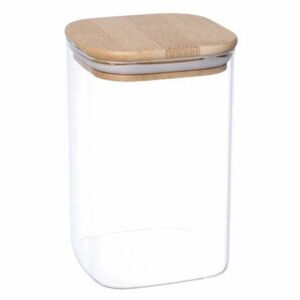 Skleněná dóza na potraviny s víkem Bamboo, 950 ml