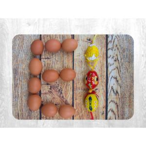 Velikonoční prostírání-005, Vajíčka
