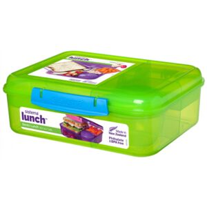 Svačinový box Sistema Bento Lunch To Go Barva: zelená
