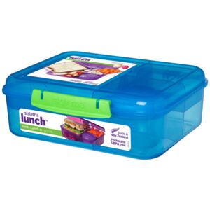 Svačinový box Sistema Bento Lunch To Go Barva: světle modrá