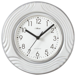 Designové nástěnné keramické hodiny AT6021 řízené signálem DCF