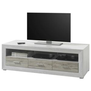 TV stolek JAMBO T12 dub bílý/dub pískový