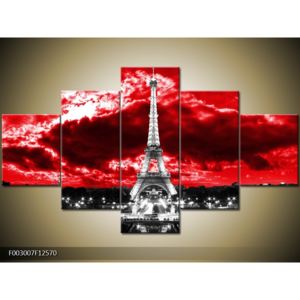 Obraz Eiffelovy věže v Paříži (F003007F12570)