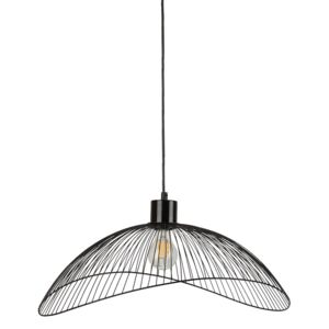 Závěsné osvětlení ve skandinávském stylu NUNEZ, černé, 50cm Italux Nunez PND-1702-1-L-B