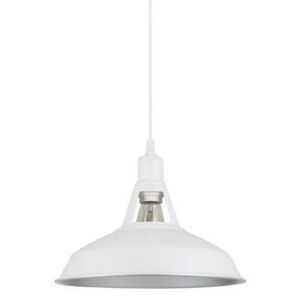 Závěsné osvětlení v industriálním stylu FREYA, bílé Italux Freya MDM-2315/1 M W+SL