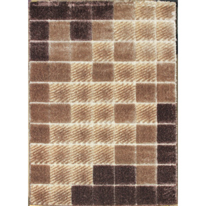 Berfin Dywany Kusový koberec Seher 3D 2615 Brown Beige - 80x150