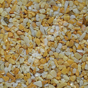 Mramorové kamínky 25kg žlutá 3-6mm pro mramorový koberec NEW