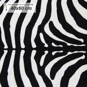 Kusový koberec ARWEN, vzor zebra, 40x60 cm