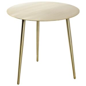Přístavný stolek GOLDEX 2 zlatá