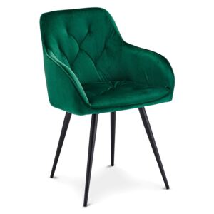 Luxusní jídelní židle Aegis, zelená