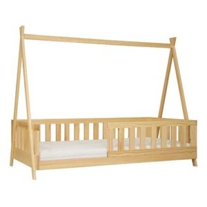 Drewmax Dětská postel LK142, 80x160cm, borovice bílá