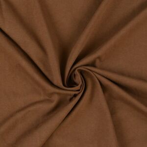 Jersey prostěradlo (120 x 200 cm) - Tmavě hnědá