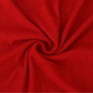 Froté prostěradlo (80 x 200 cm) - Červená
