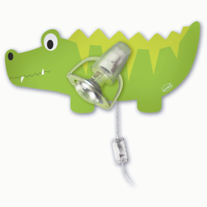 Waldi Leuchten Krokodýl W82212.0 dětské nástěnné svítidlo