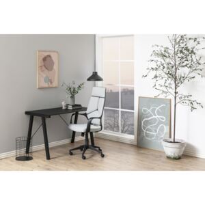 Kancelářská židle Nataleia světle šedá