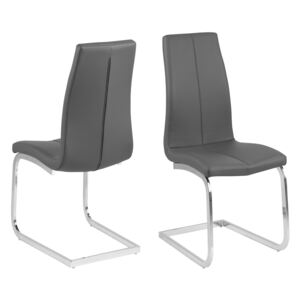 Moderní židle Alcwin šedá