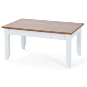 Konferenční stolek WESLEY borovice bílá/hnědá