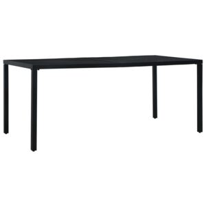 Zahradní stůl černý 180 x 83 x 72 cm ocel