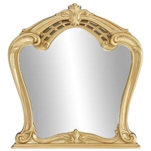 Zrcadlo QUEEN zlatá
