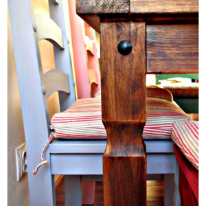 Středomořská jídelní židle v provence stylu