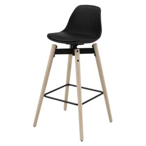 Designová barová židle Alter černá