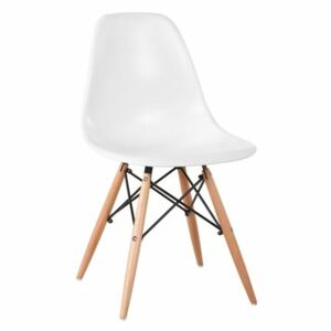 Jídelní židle ART Wood PP bílé / masiv buk