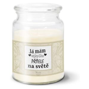 Svíčka SABLIO - Já mám nejlepšího přítele na světě 500 g