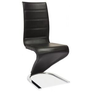 Casarredo Jídelní čalouněná židle H-134 černá/bílá