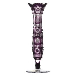 Váza Paula I, barva fialová, výška 230 mm