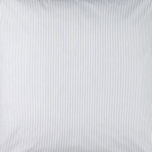 Christian Fischbacher Prostěradlo Fil à Fil proužek White - Grey na topper 6 - 10 cm 90 x 220 cm