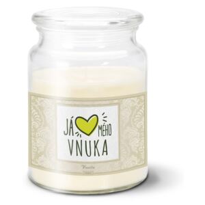 Svíčka SABLIO - Já miluji mého vnuka 500 g
