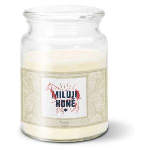 Svíčka SABLIO - Miluji koně 500 g