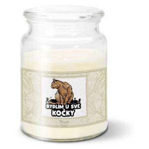 Svíčka SABLIO - Bydlím u své kočky 500 g