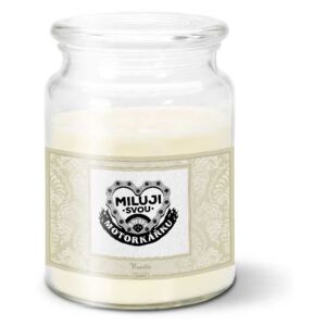 Svíčka SABLIO - Miluji svou motorkářku 500 g