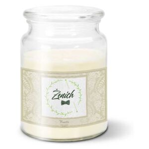 Svíčka SABLIO - Ženich 500 g