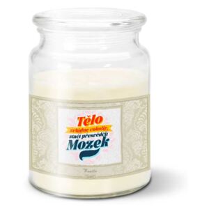Svíčka SABLIO - Tělo zvládne cokoliv, stačí přesvědčit mozek 500 g