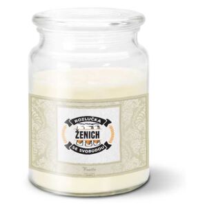 Svíčka SABLIO - Ženich 500 g