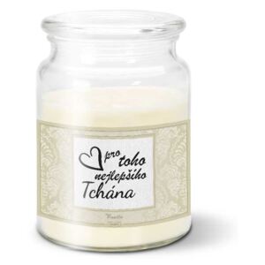 Svíčka SABLIO - Pro toho nejlepšího tchána 500 g