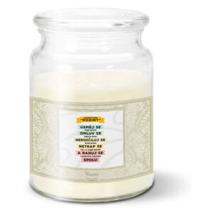 Svíčka SABLIO - Pravidla naší rodiny 500 g