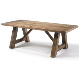 Jídelní stůl BRISTOL tmavý dub masiv -bassano Velikost stolu 180x100