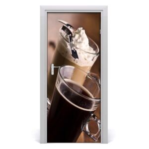 Fototapeta na dveře samolepící káva Frappe