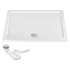 Vanička sprchová akrylátová Breno bílá - rozměry vaničky: 80 x 120