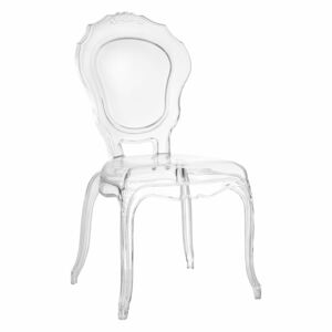 Jídelní židle Queen transparentní