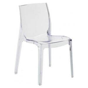 Židle Simple Chair, transparentní