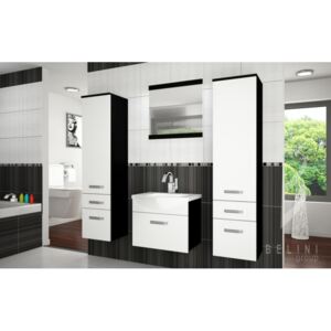 Moderní koupelnová sestava FINE 5PRO + zrcadlo a umyvadlo 01 ZDARMA 165