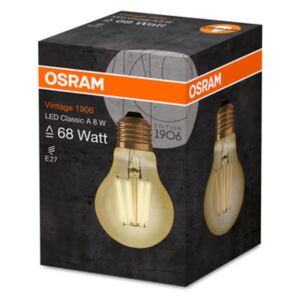 OSRAM LED Filament Vintage 1906 ClasA 8W E27 / 950lm / 2500K / 15000h / noDIM / A++ / Sklo čiré GOLD (4058075119307) - Ledvance LED žárovka 4058075119307 230 V, E27, 8.00 W = 68 W, teplá bílá, A++ (A++ - E)