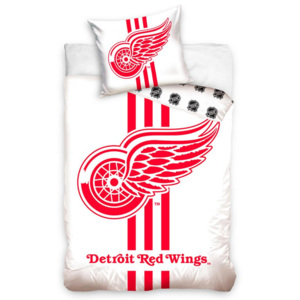 Tip Trade Hokejové povlečení NHL Detroit Red Wings White 70x90, 140x200 cm