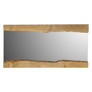 Dřevěné zrcadlo LIVE EDGE 140x70-003